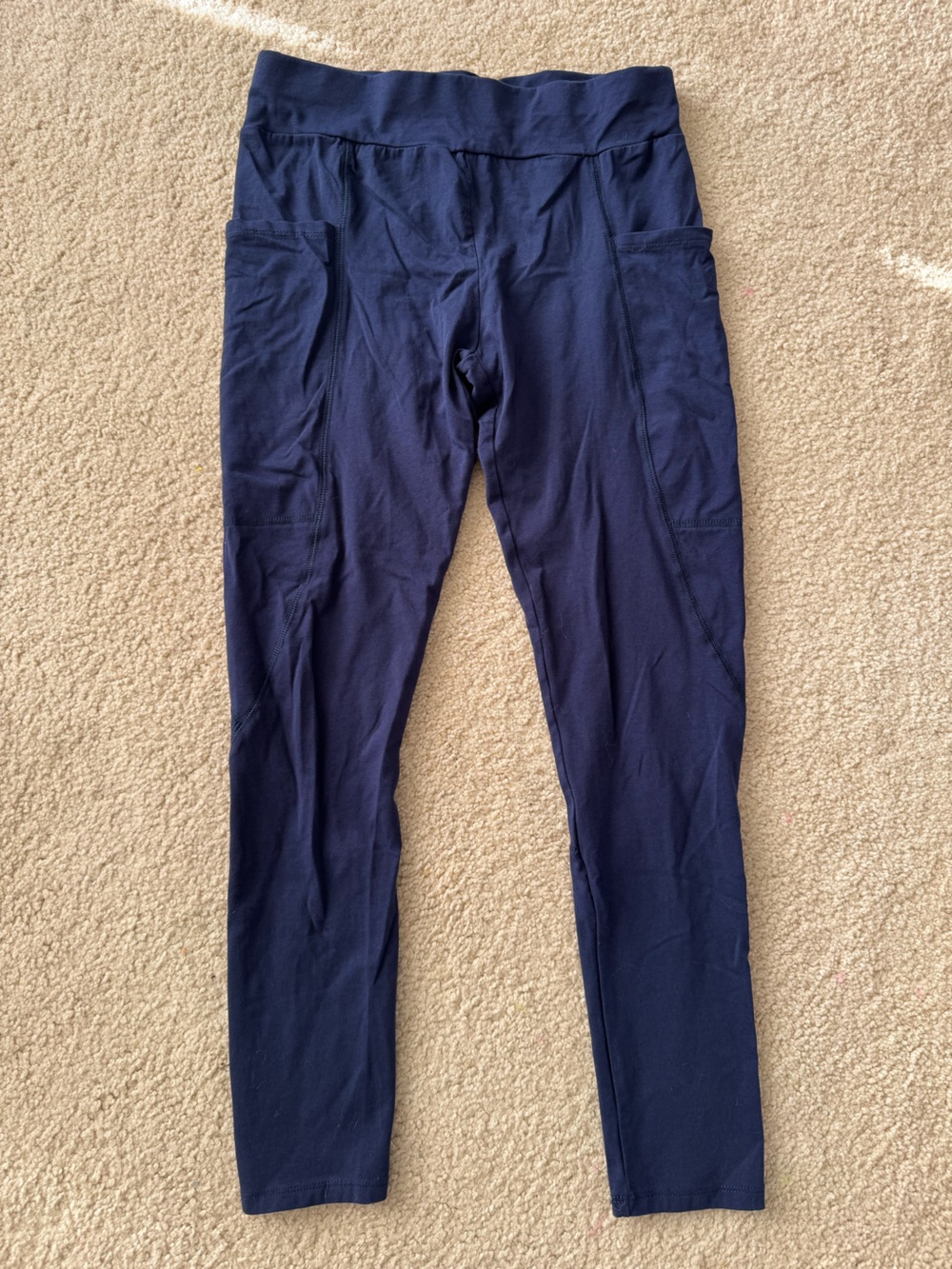 SHEIN Women’s Dark Navy Athletic Leggings with Pockets